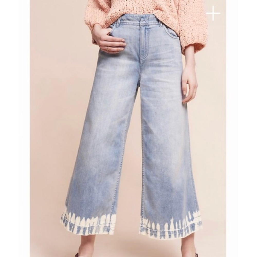 Pilcro high waisted wide-leg crop